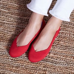 Rothy’s Women’s Red Rounded Flats